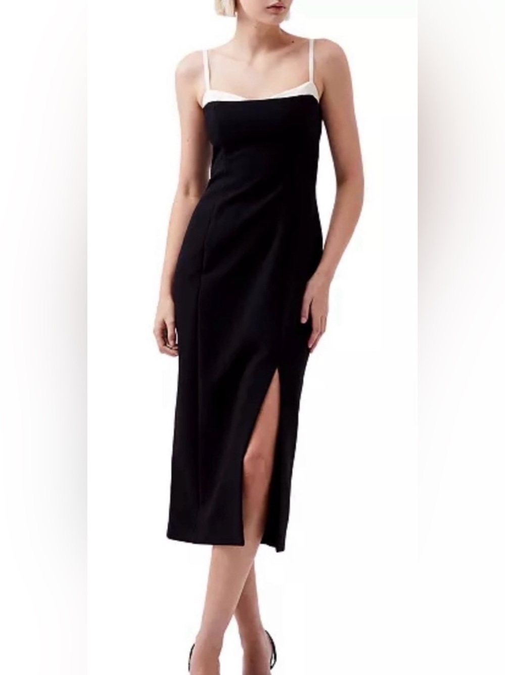 French Connection Azra Corset Midi Dress (NWT), sz12